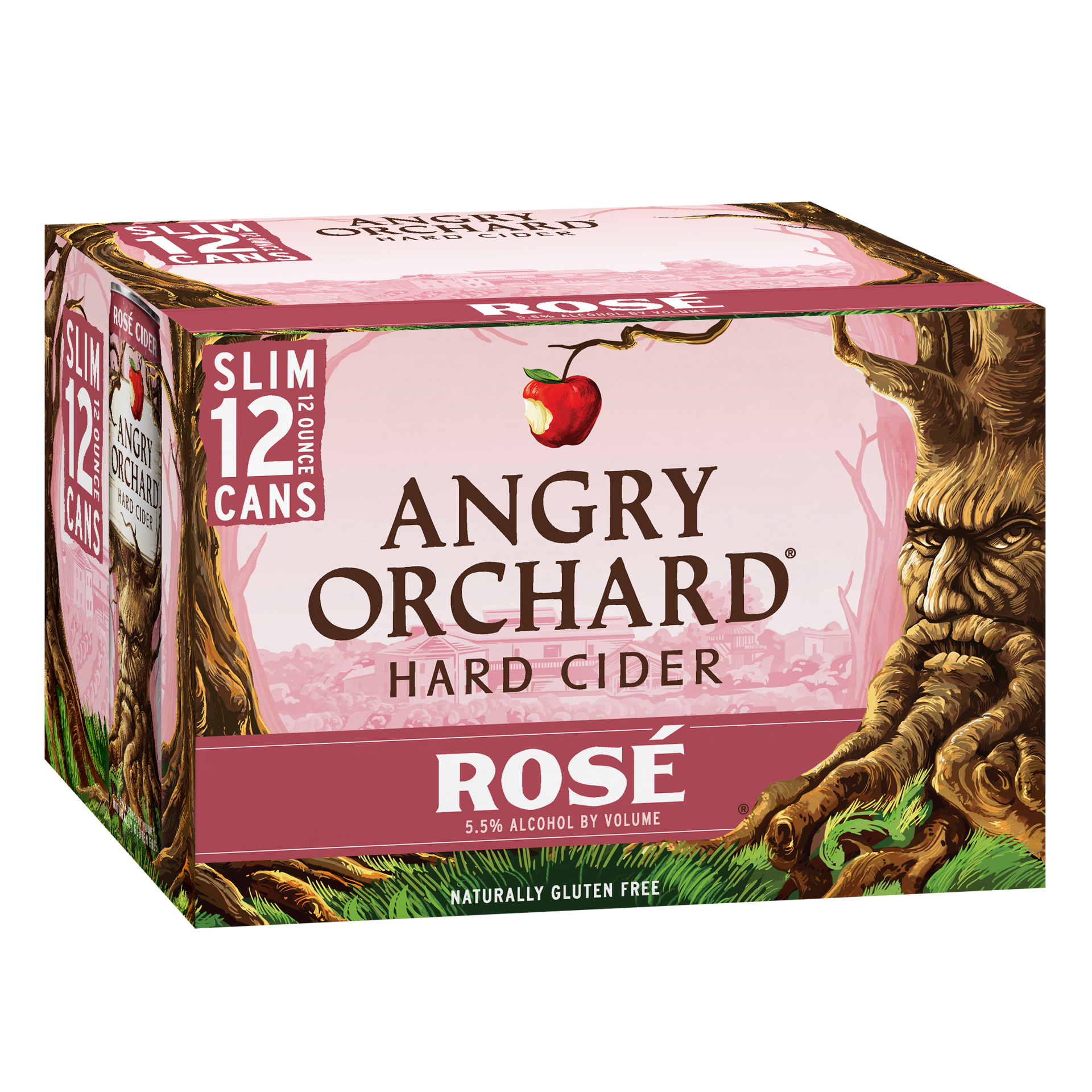 slide 3 of 3, Angry Orchard Rose Cider, 12 ct; 12 fl oz