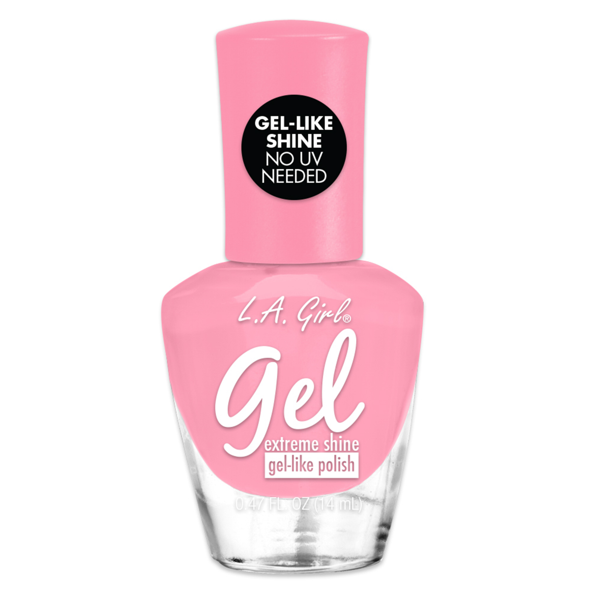 slide 1 of 9, L.A. Girl Cosmetics Neon Gel Like Nail Polish, Giggles, 1 ct