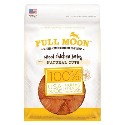 slide 1 of 1, Full Moon Sliced Chicken Jerky, 6 oz