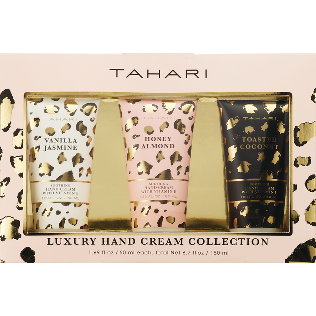 slide 1 of 1, ELIE TAHARI Tahari Leopard S/3 Hand Cream, 1 ct