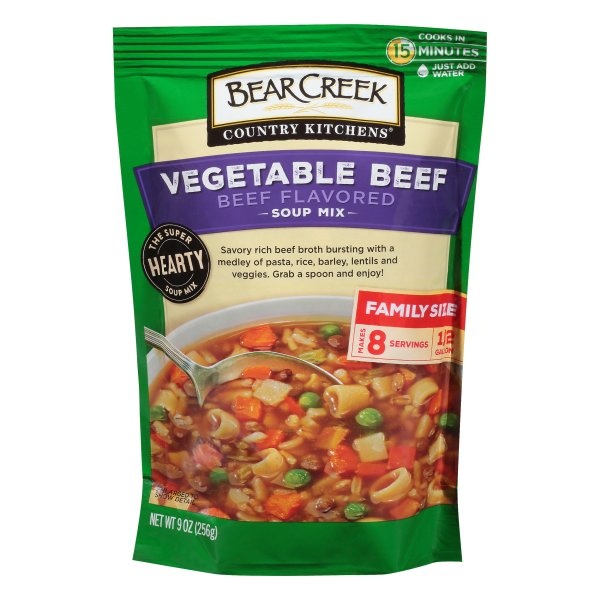 Bear Creek Country Kitchens Vegetable Beef Soup Mix 9 oz | Shipt