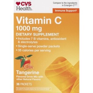 slide 1 of 1, CVS Health Immune Support Vitamin C Drink Packets, Tangerine, 36 Ct, 36 ct