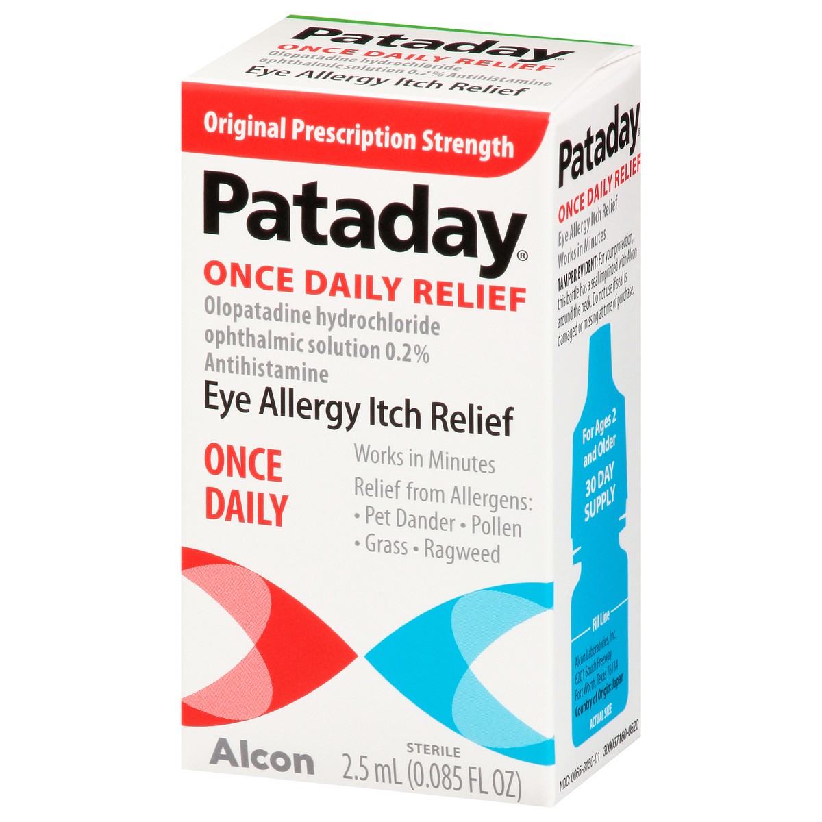 slide 8 of 13, Pataday Once Daily Eye Allergy Itch Relief Eye Drops, 0.085 fl oz