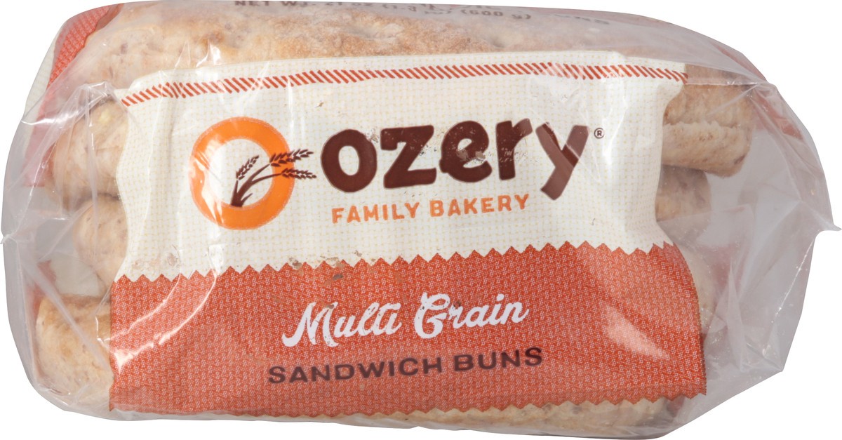 slide 5 of 12, Ozery Bakery Pre-Sliced Multi Grain Sandwich Buns 8 ea, 21 oz