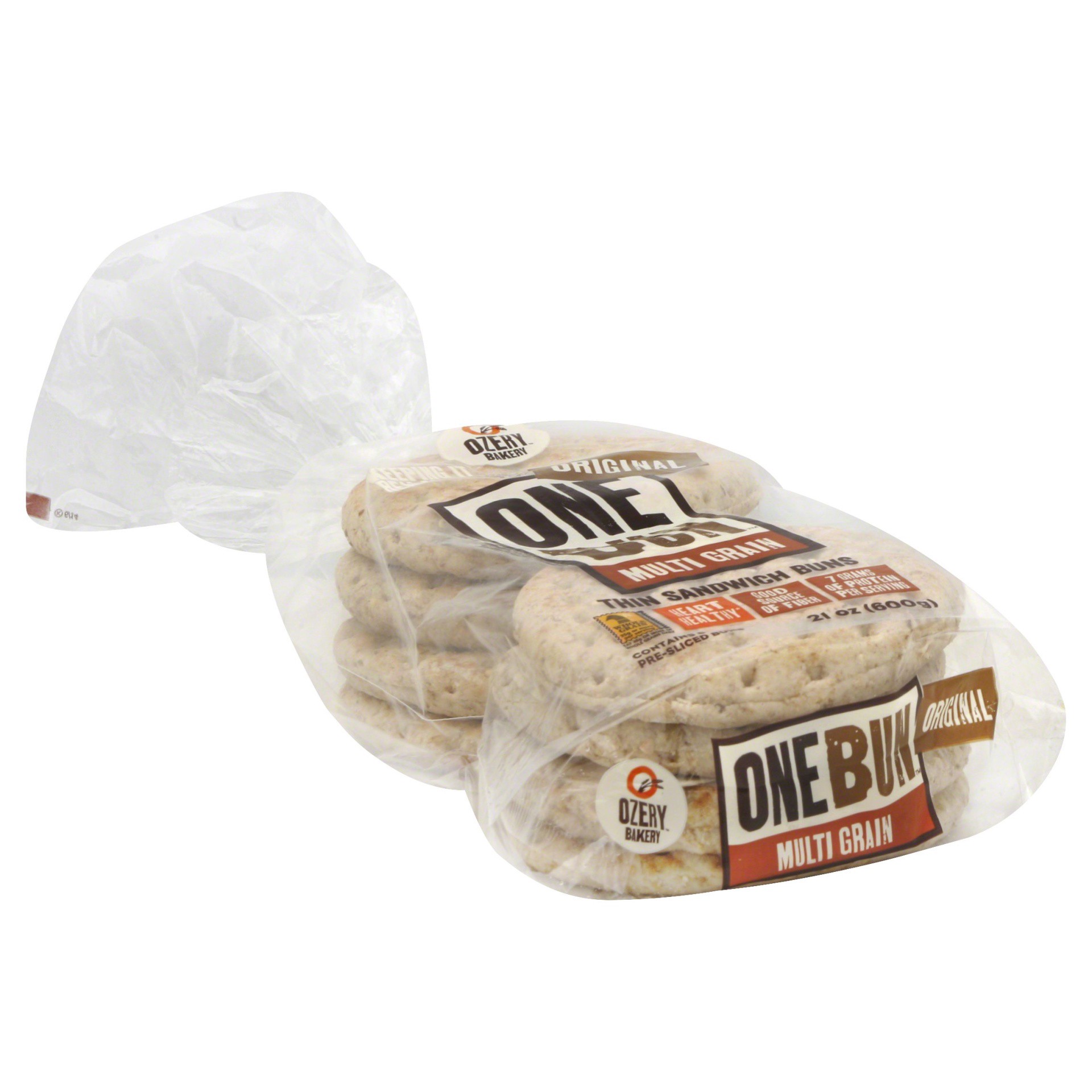 slide 1 of 12, Ozery Bakery Pre-Sliced Multi Grain Sandwich Buns 8 ea, 21 oz