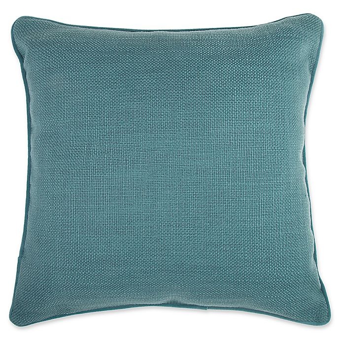 slide 1 of 1, Nearly Natural Make-Your-Own-Pillow Dana Throw Pillow Cover - Teal, 20 in x 20 in