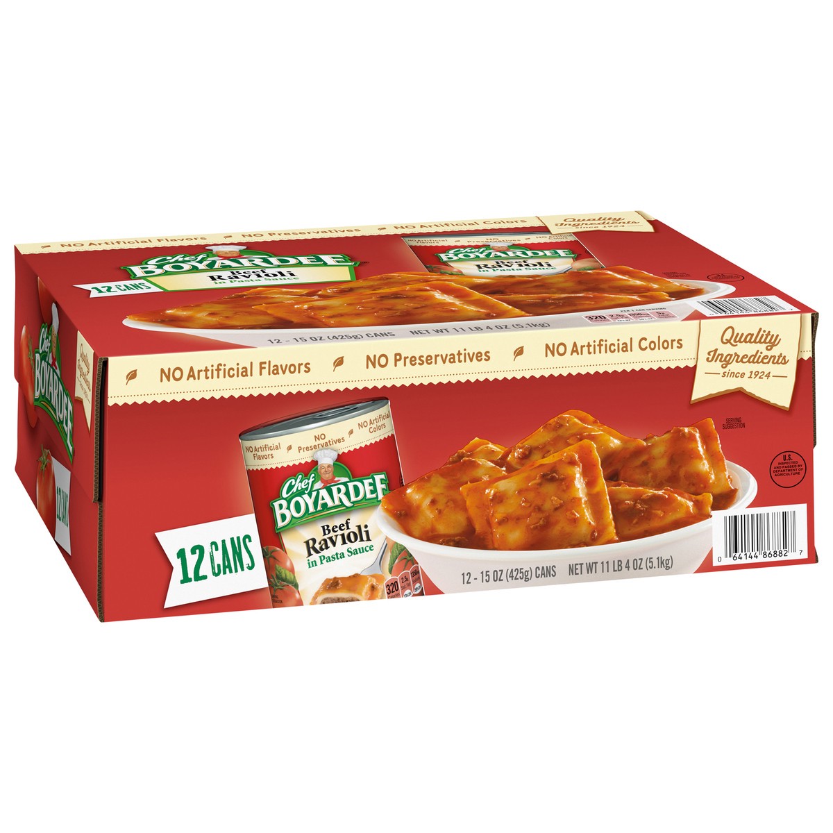 slide 8 of 13, Chef Boyardee Beef Ravioli in Pasta Sauce 12 - 15 oz Cans, 12 ct