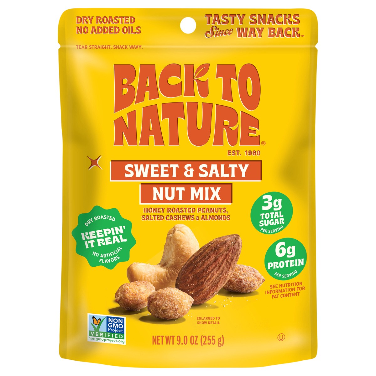 slide 1 of 2, Back to Nature Sweet & Salty Nut Mix, 9 oz