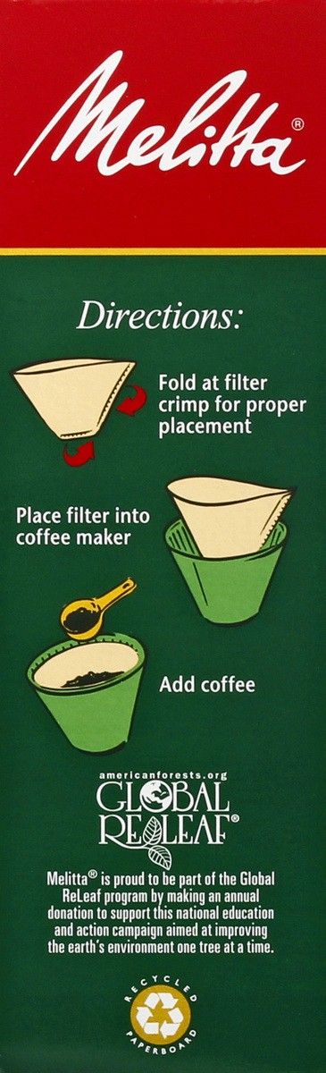 slide 8 of 9, Melitta No. 2 Bamboo Coffee Filters 80 ea, 80 ct