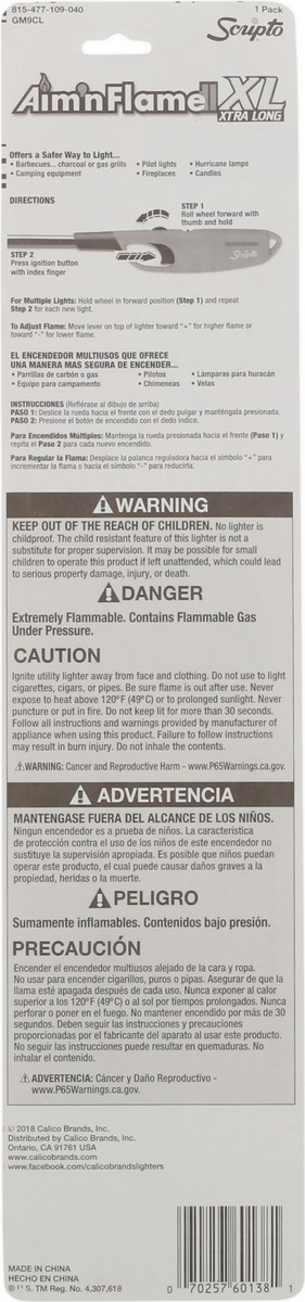 slide 6 of 9, Scripto Lighter, Xtra Long, 1 ct