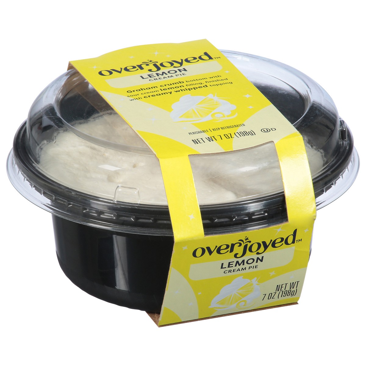 slide 2 of 4, Overjoyed/Signature SELECT Lemon Cream Pie - 7 Oz, 7 oz