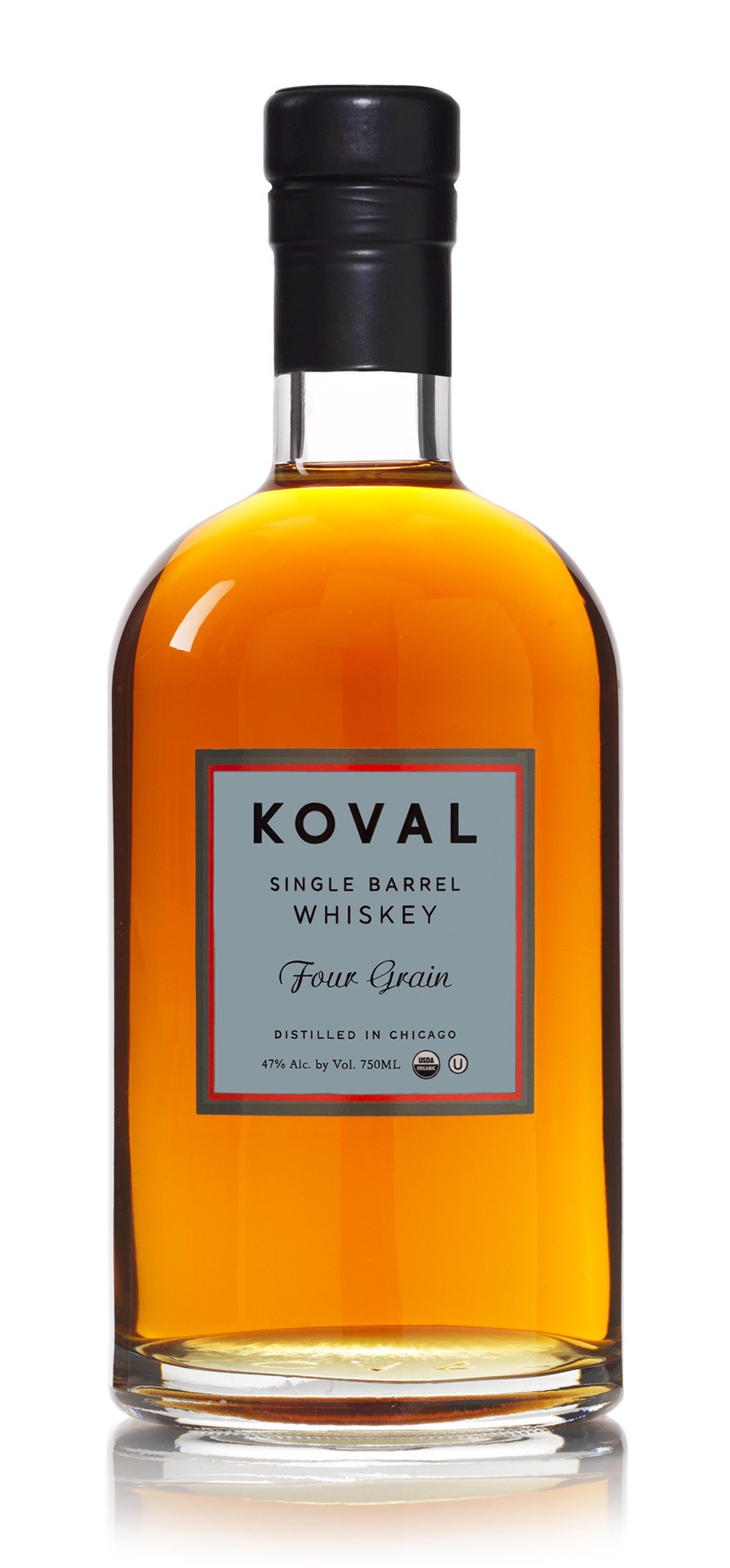 slide 1 of 1, Koval Four Grain Whiskey, 750 ml