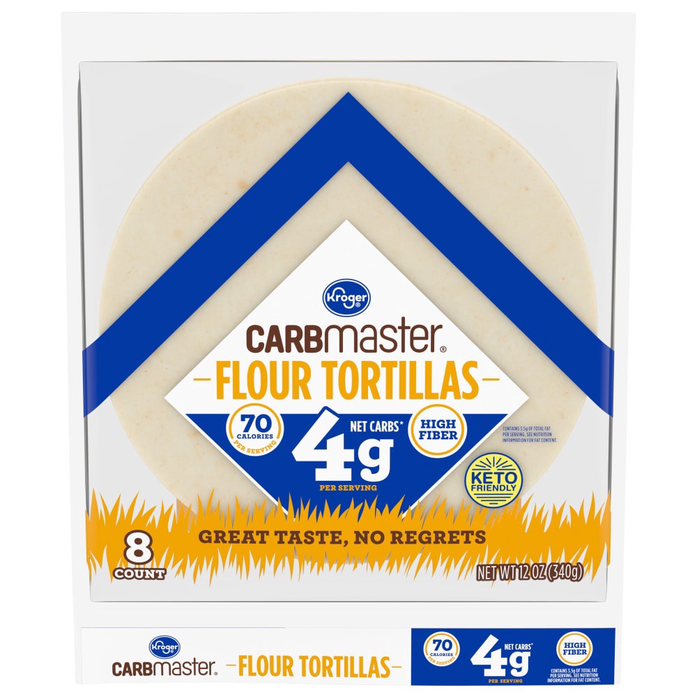 slide 2 of 2, Carbmaster Flour Tortillas, 8 ct; 12 oz