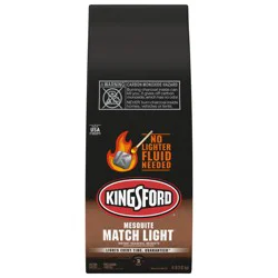 Kingsford Match Light Instant Charcoal Briquettes with Mesquite BBQ Charcoal for Grilling – 8 Pounds