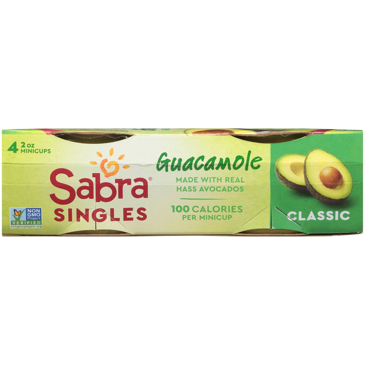 slide 10 of 10, Sabra Singles Classic Guacamole 2 oz (4 count), 4 ct