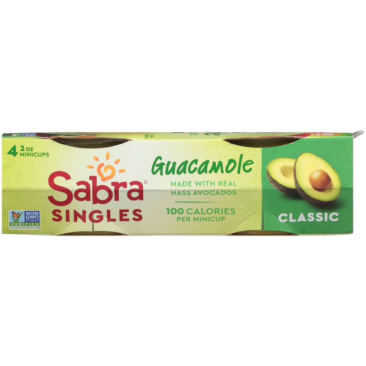 slide 6 of 10, Sabra Singles Classic Guacamole 2 oz (4 count), 4 ct
