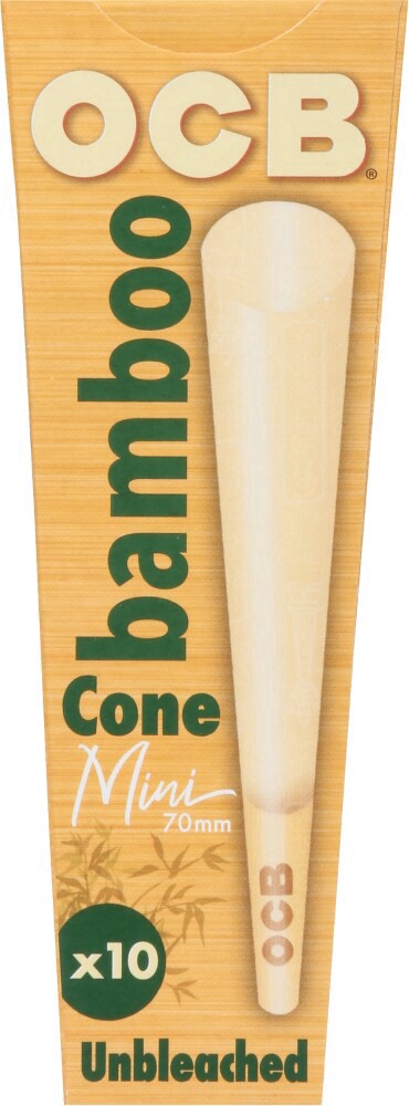 slide 3 of 3, OCB Bamboo Cone Mini, 10 ct
