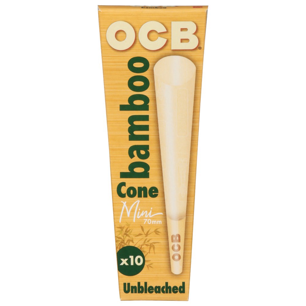 slide 1 of 3, OCB Bamboo Cone Mini, 10 ct