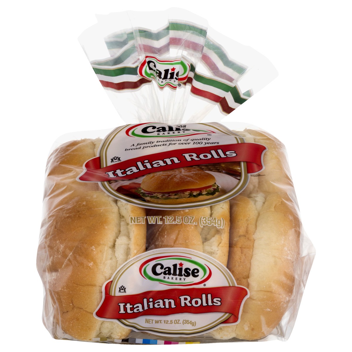 slide 1 of 12, Calise Bakery Italian Rolls - 6 Count, 12.5 oz