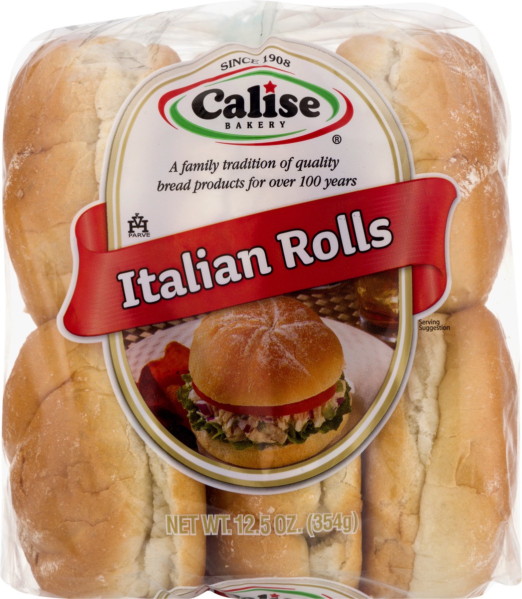 slide 7 of 12, Calise Bakery Italian Rolls - 6 Count, 12.5 oz