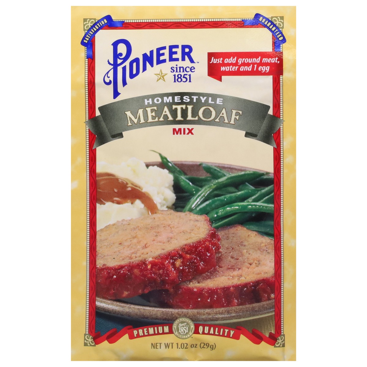 slide 1 of 12, Pioneer Meatloaf Homestyle Mix 1.02 oz, 1.02 oz