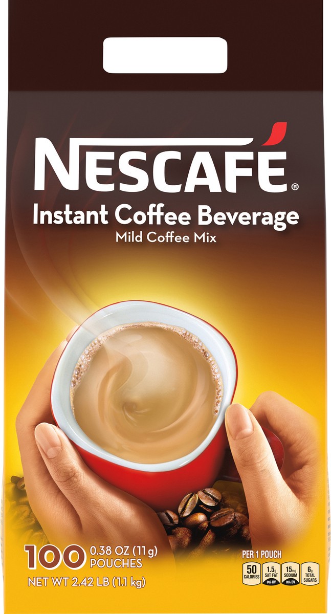 slide 8 of 13, Nescafé Mild Instant Coffee Mix ea - 100 ct, 100 ct