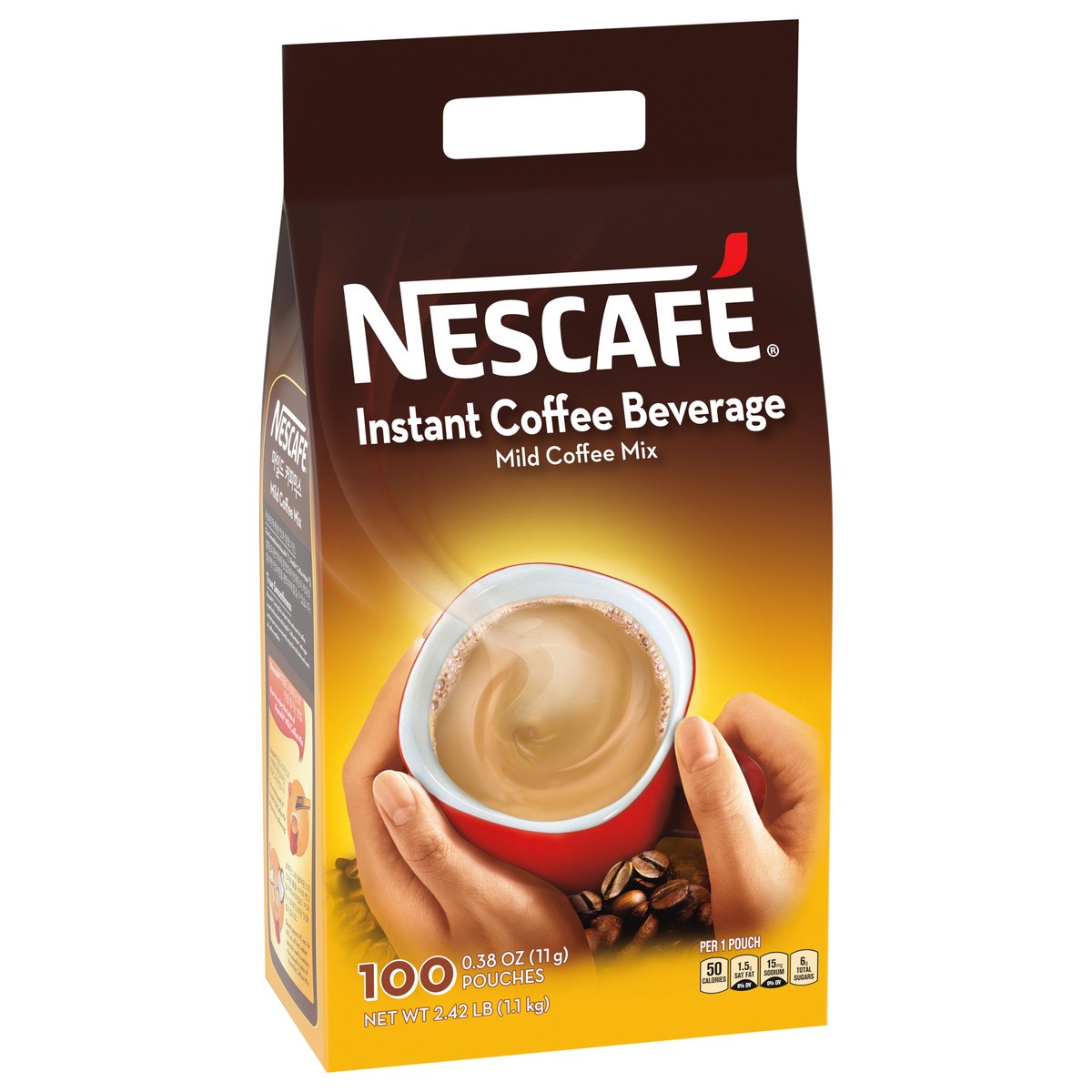 slide 9 of 13, Nescafé Mild Instant Coffee Mix ea - 100 ct, 100 ct