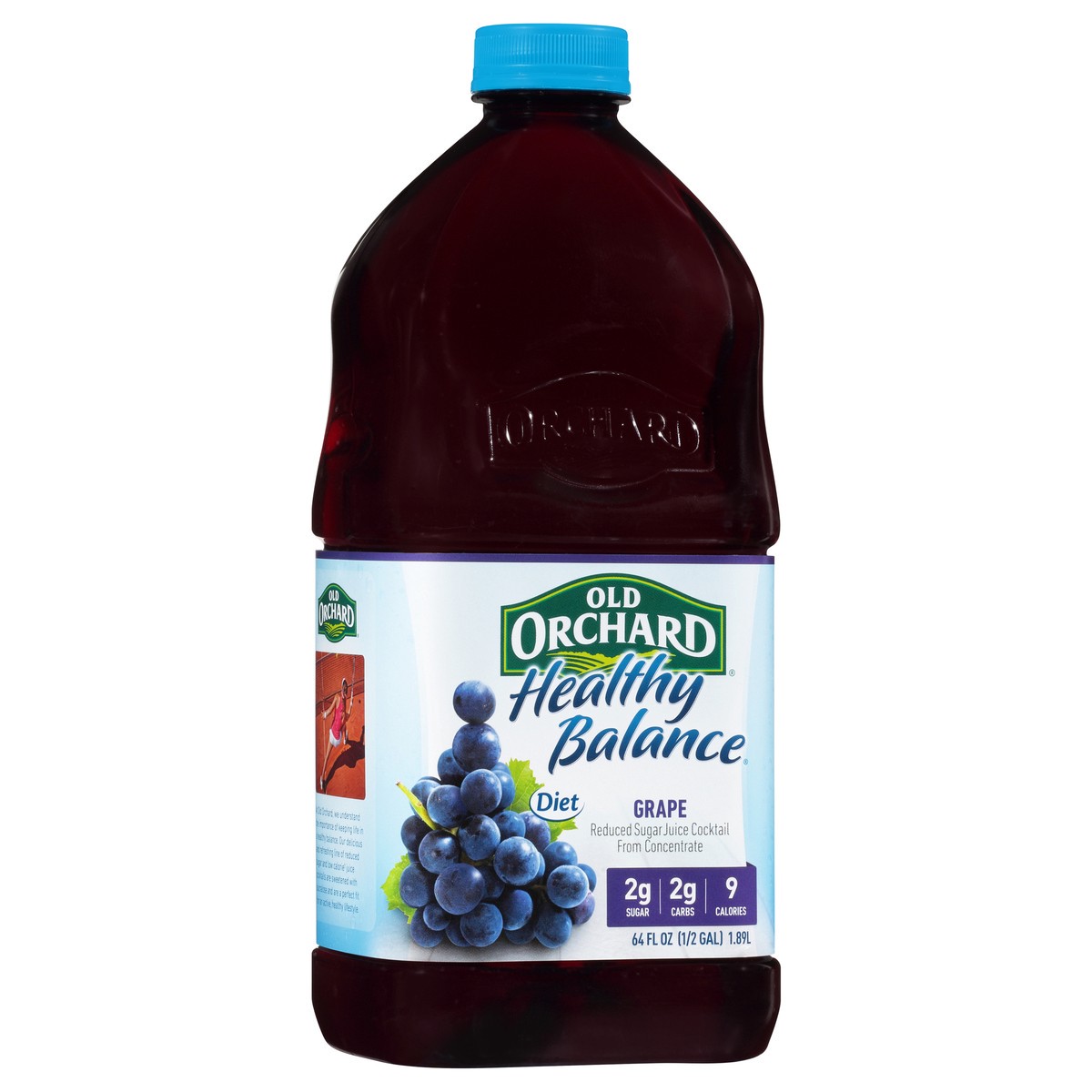 slide 2 of 9, Old Orchard Grape Hlthy Balance Jce 10% - 64 fl oz, 64 fl oz