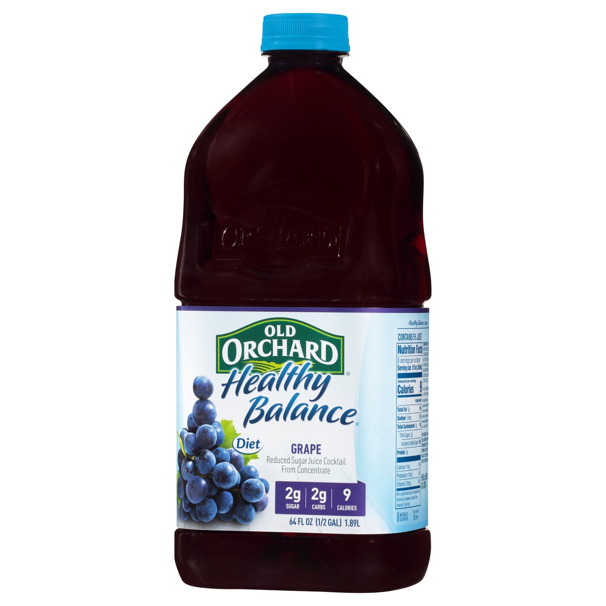 slide 9 of 9, Old Orchard Grape Hlthy Balance Jce 10% - 64 fl oz, 64 fl oz