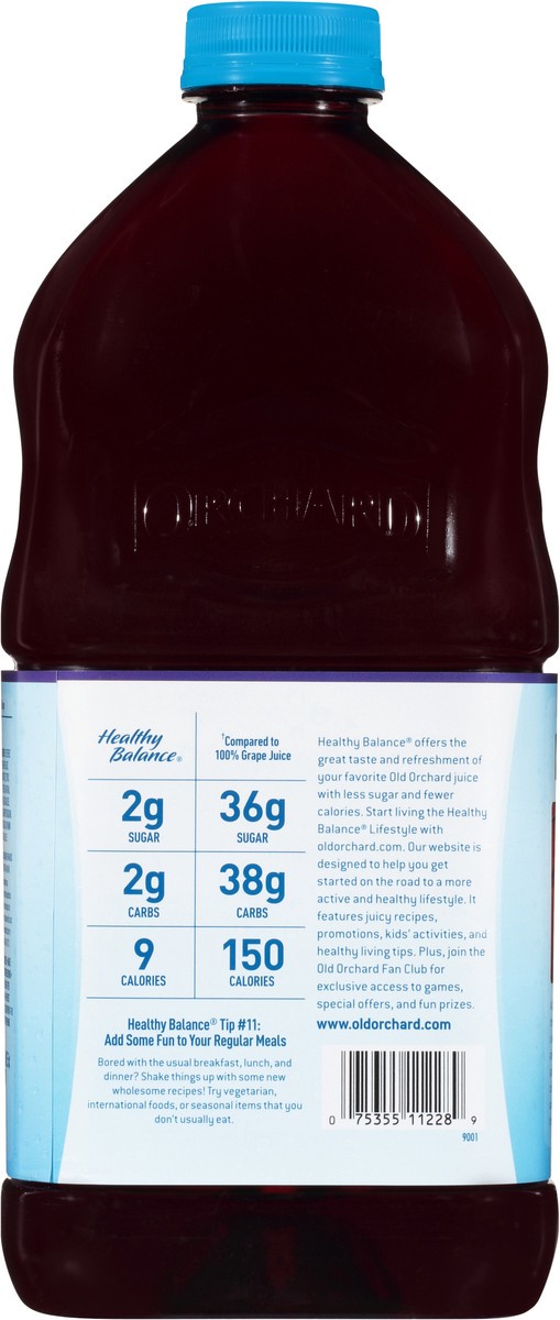 slide 5 of 9, Old Orchard Grape Hlthy Balance Jce 10% - 64 fl oz, 64 fl oz