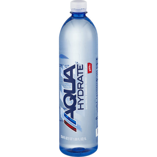 slide 4 of 8, AQUAhydrate Purified Water Bottle, 33.8 fl oz