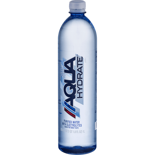 slide 7 of 8, AQUAhydrate Purified Water Bottle, 33.8 fl oz