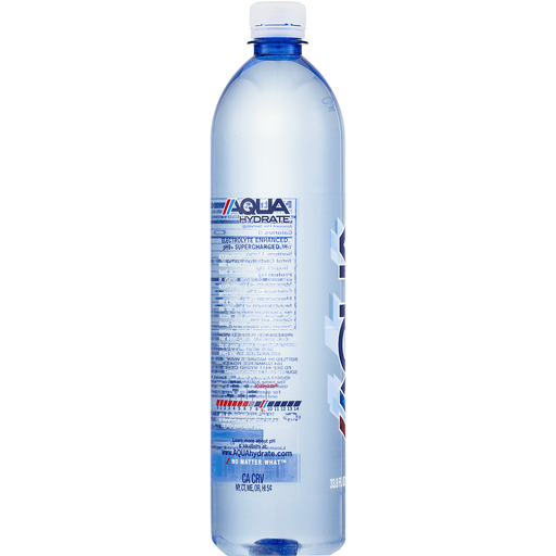 slide 8 of 8, AQUAhydrate Purified Water Bottle, 33.8 fl oz