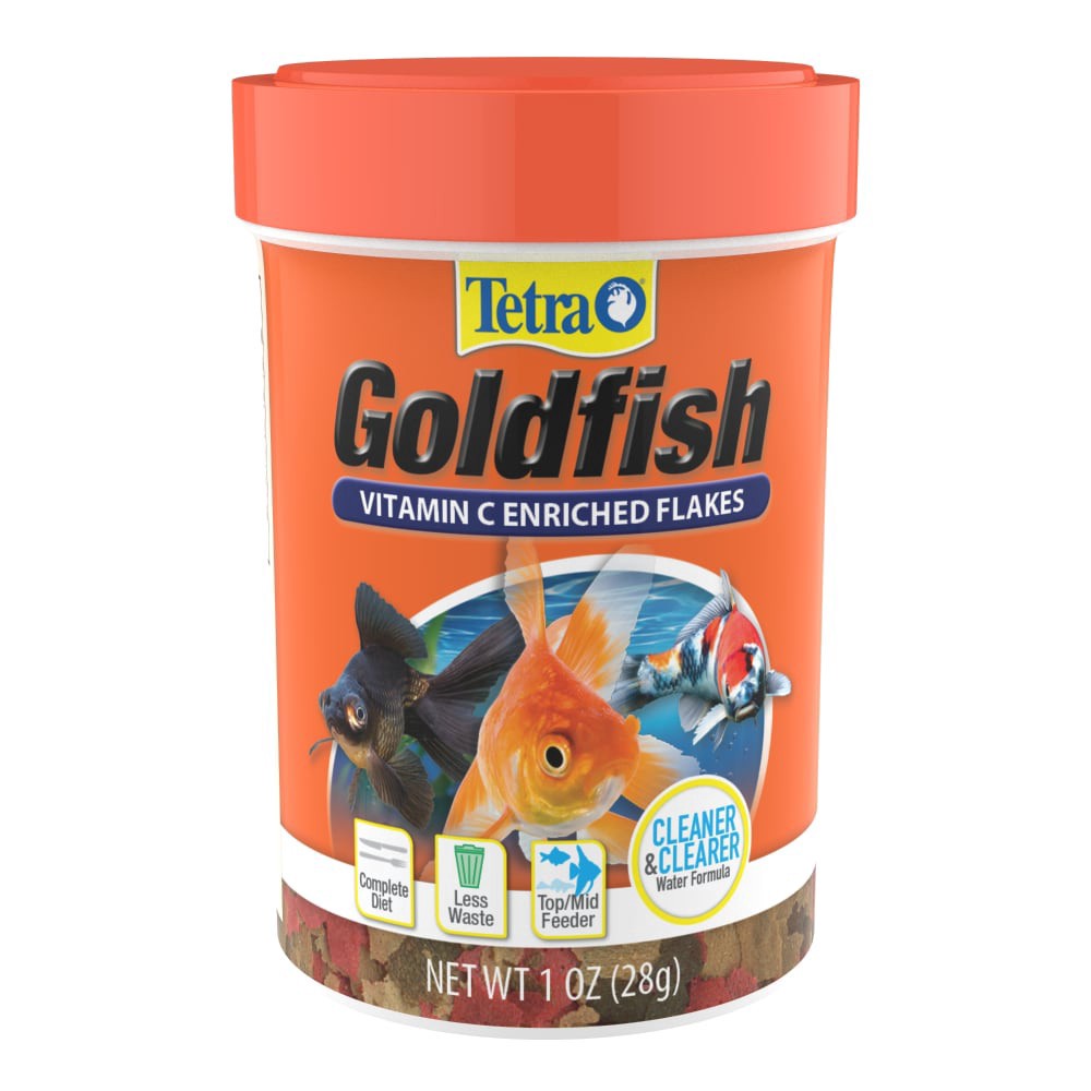 slide 1 of 2, Tetra TetraFin Goldfish Flakes, 1 oz