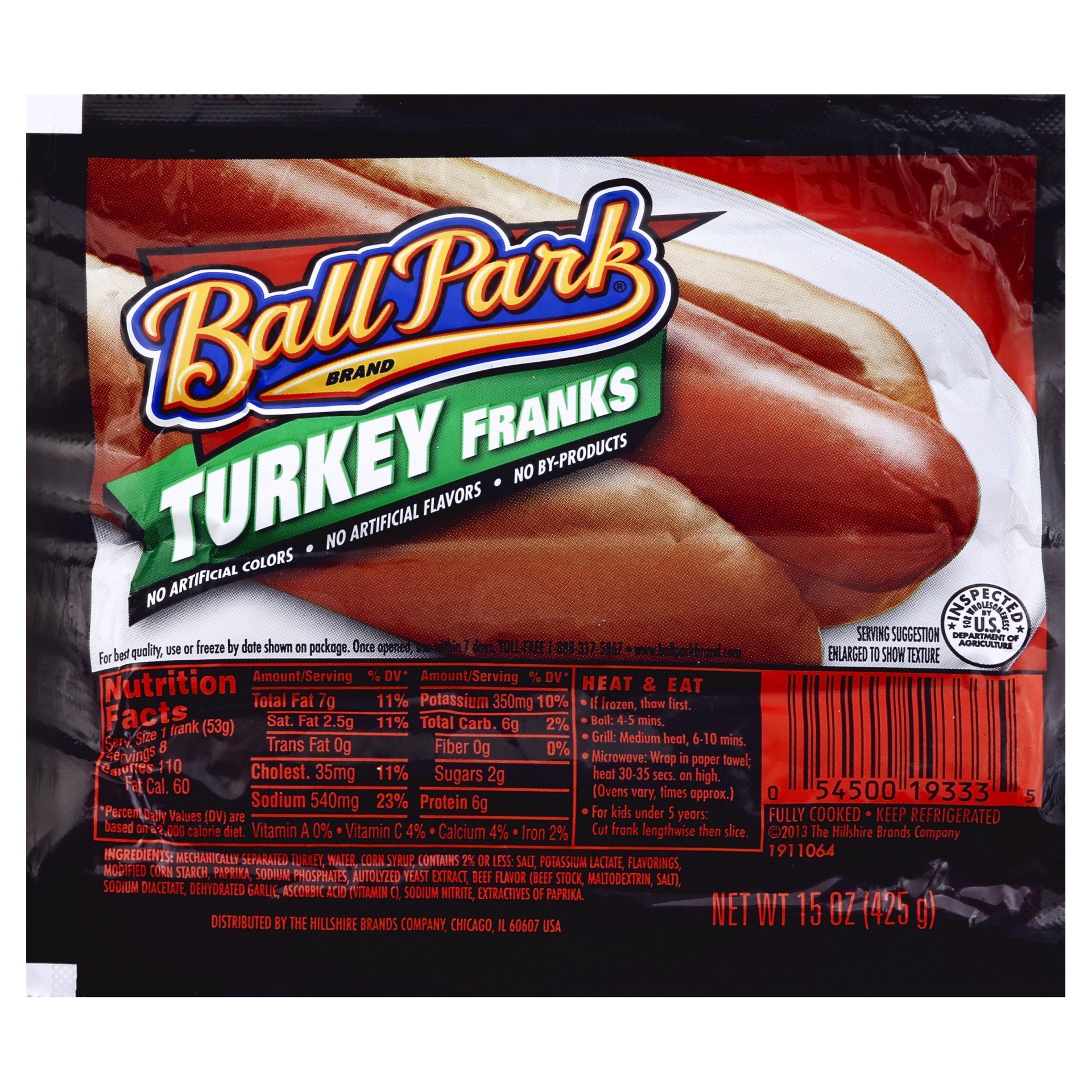 Ball Park Turkey Franks 15 oz | Shipt