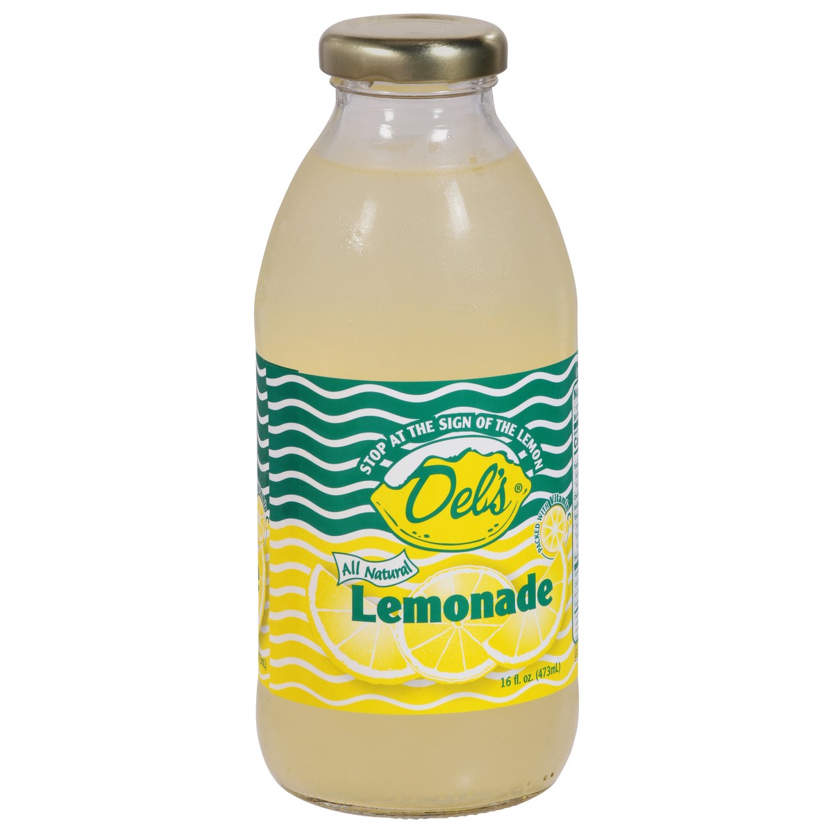 slide 9 of 13, Del's All Natural Lemonade - 16 fl oz, 16 fl oz