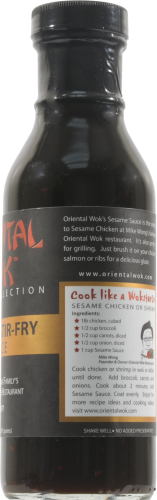 slide 4 of 6, Oriental Wok Sesame Sauce, 14 oz