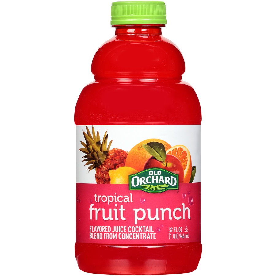 slide 1 of 6, Old Orchard Tropical Fruit Punch - 32 fl oz, 32 fl oz