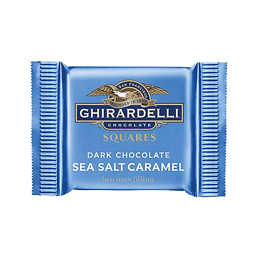 slide 1 of 1, Ghirardelli Square Dark Chocolate & Sea Salt, 1 ct