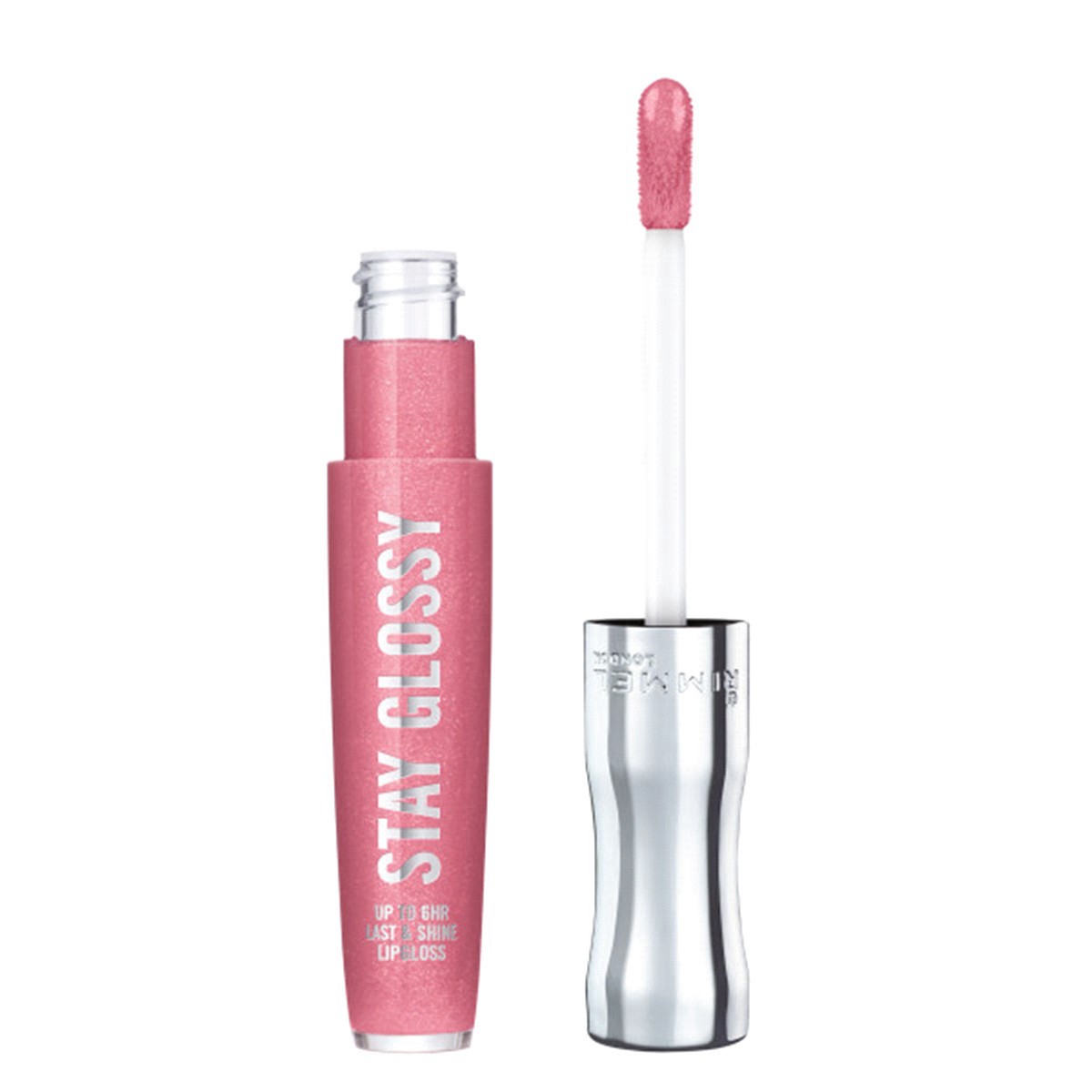 slide 1 of 5, Rimmel London Stay Glossy Lip Gloss - Flower Power, 1 ct