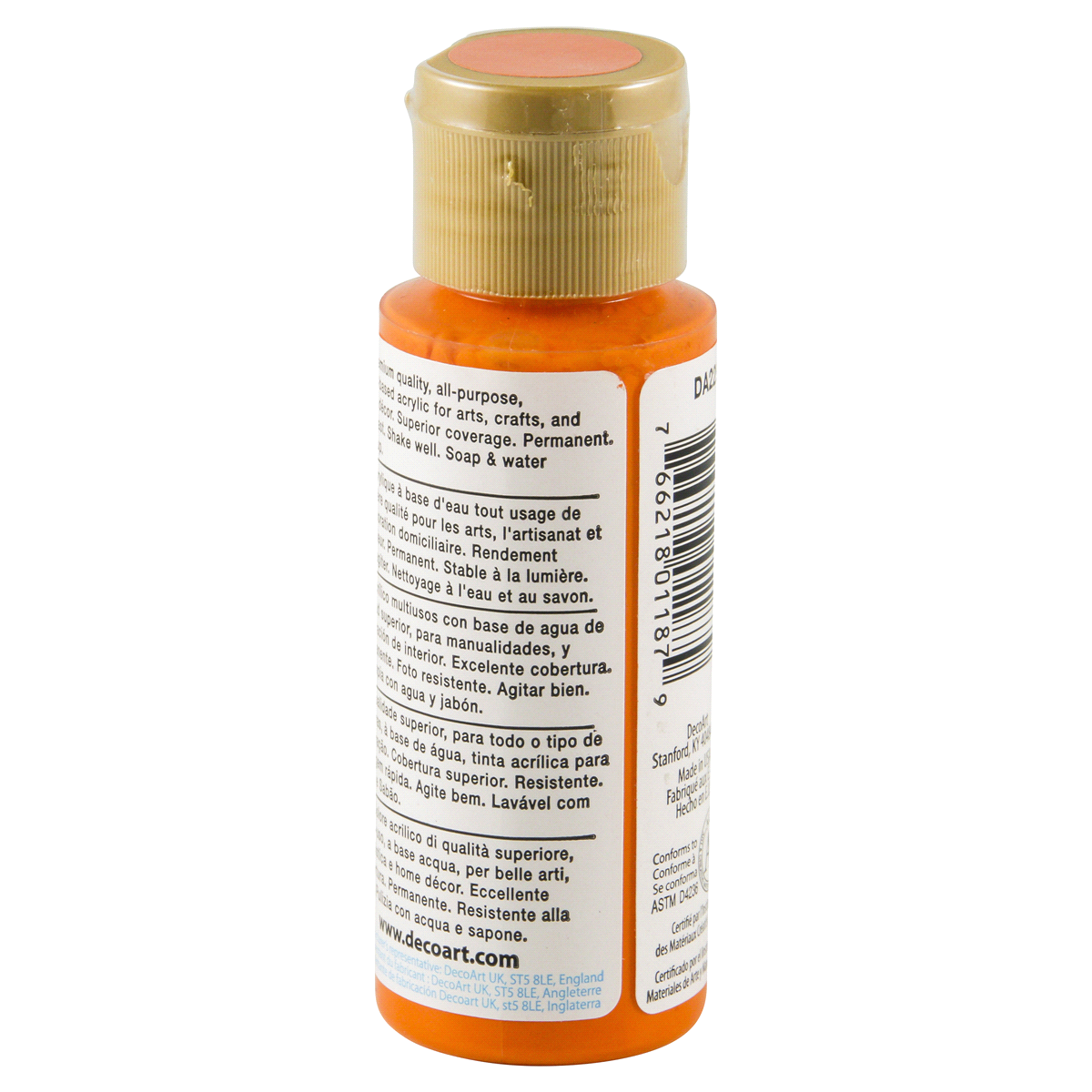 slide 3 of 4, Deco Art Americana Paint Jack-O-Lantern Orange, 2 oz