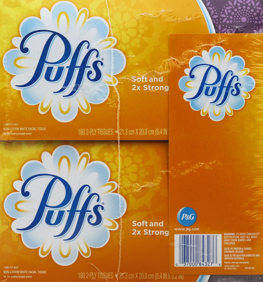 slide 2 of 5, Puffs Facial Tissue 6 ea, 6 ct