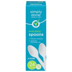 Simply Done Everyday Spoons 24 ea