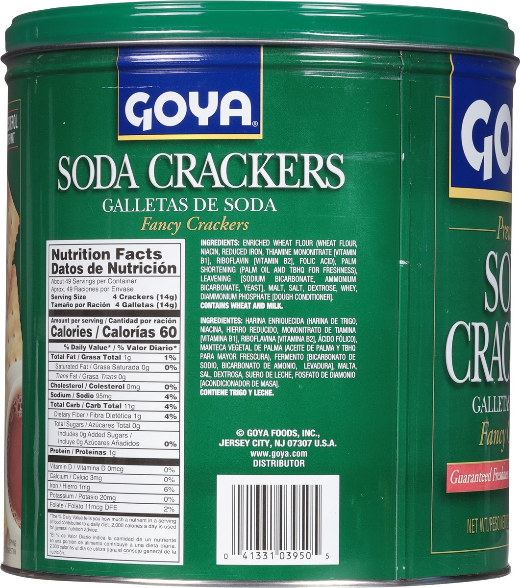 slide 6 of 9, Goya Fancy Premium Soda Crackers 24 oz, 24 oz