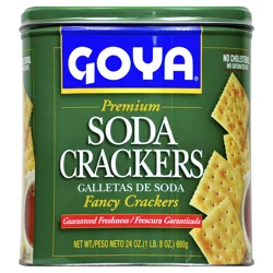 Goya Fancy Premium Soda Crackers - 24 oz