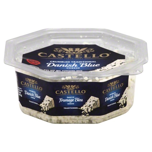 slide 1 of 1, Castello Blue Cheese Crumbles Cup, 4 oz