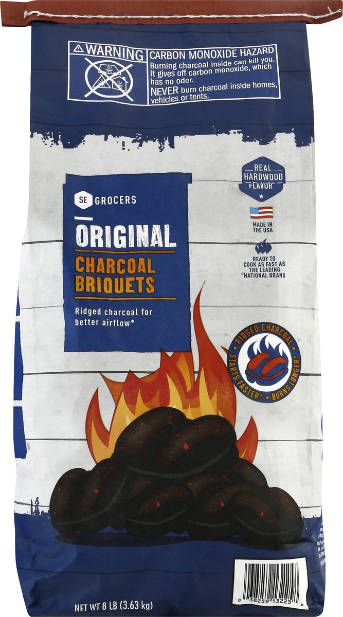 slide 6 of 9, Se Grocers Charcoal Brqts 8Lb, 8 lb