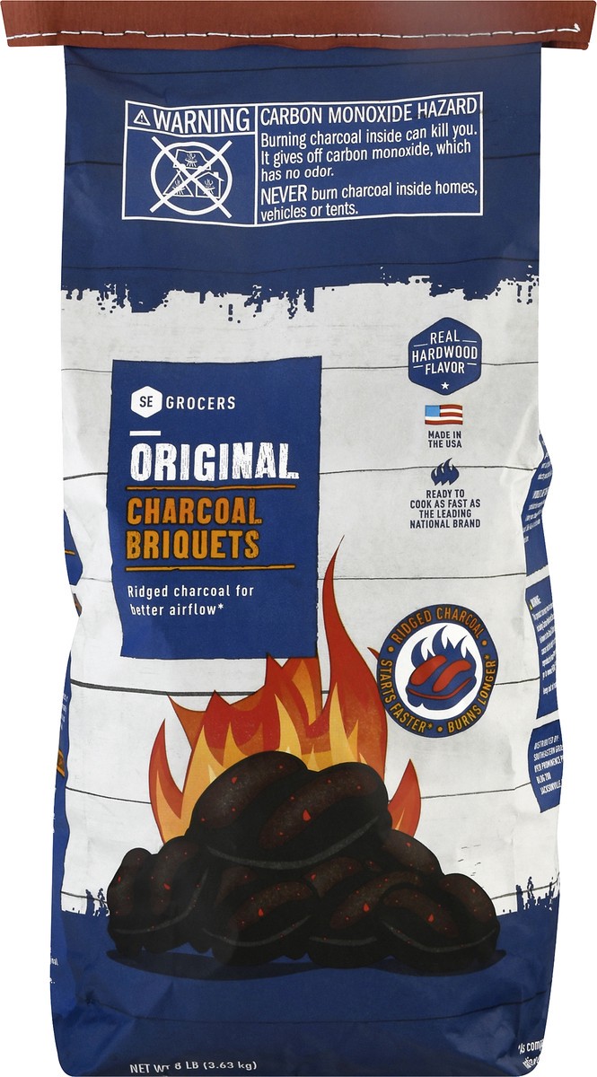 slide 3 of 9, Se Grocers Charcoal Brqts 8Lb, 8 lb