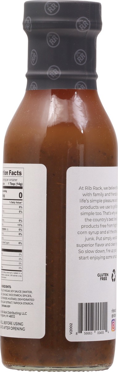 slide 5 of 9, Rib Rack Sugar Free Herb Garlic Marinade - 11 oz, 11 oz