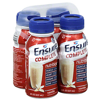 slide 1 of 4, Ensure Complete Nutrition Vanilla Shake, 32 oz